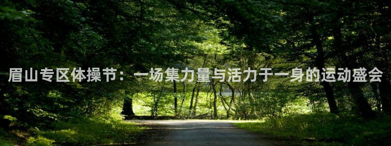k1体育十年品牌官网：眉山专区体操节：一场集力量与活力于一身的运动盛会